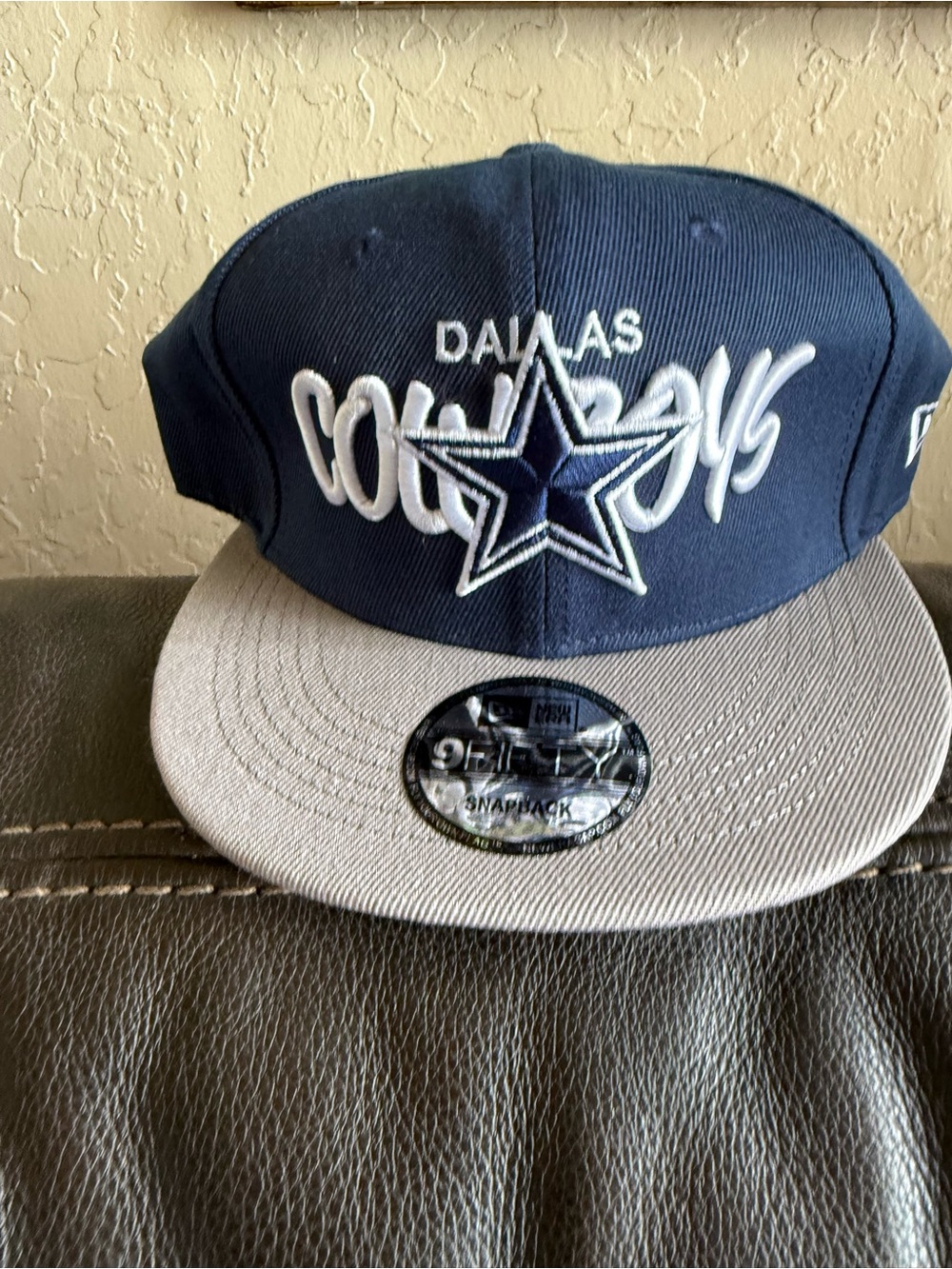 New Era Dallas Cowboys Navy and Gray Snapback Cap